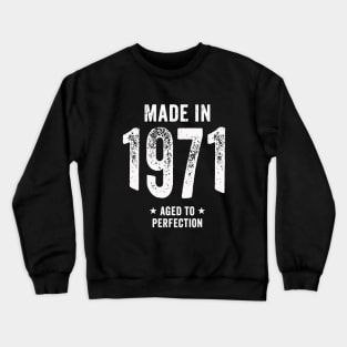 Made In 1971 Retro Crewneck Sweatshirt